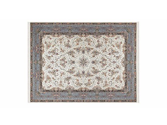 تصویر فرش پاتریس طرح پیچک رنگ کرم 1200 شانه